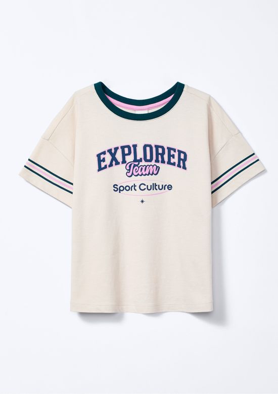 Foto do produto: Blusa Infantil Menina Estampa Frontal - Nude