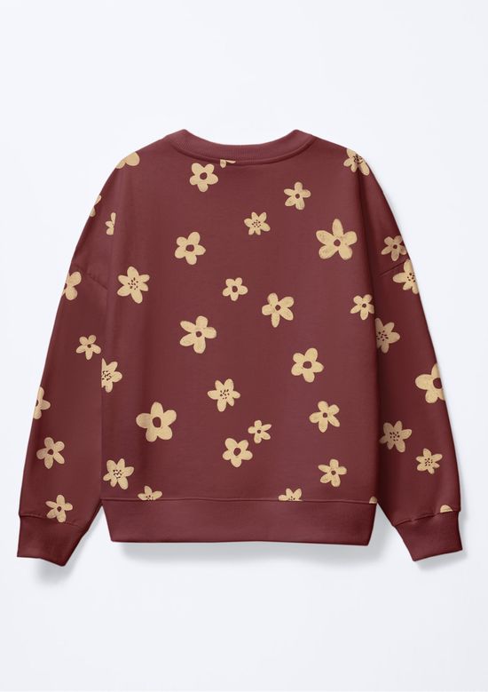 Foto do produto: Conjunto Infantil Menina Oversized Estampado - Marrom