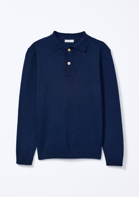 Foto do produto: Blusão Infantil Menino Tricô Regular - Azul
