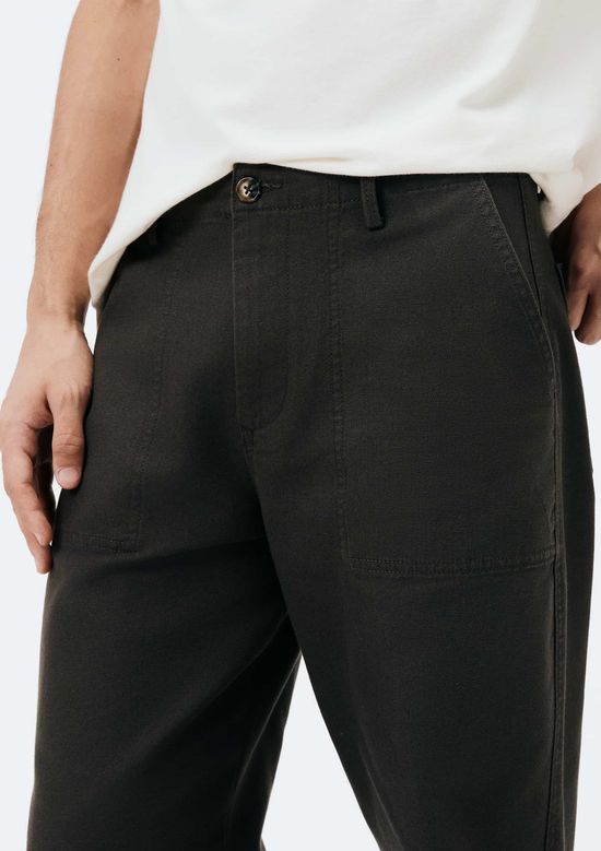 Foto do produto: Calça Masculina Reta em Sarja - Verde