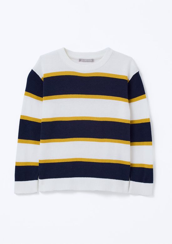 Foto do produto: Blusão Infantil Menino Tricô e Jacquard - Azul