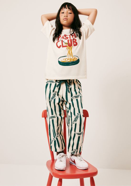 Foto do produto: Calça Infantil Unissex Estampada Hering Kids + Renata Vanzetto - Verde