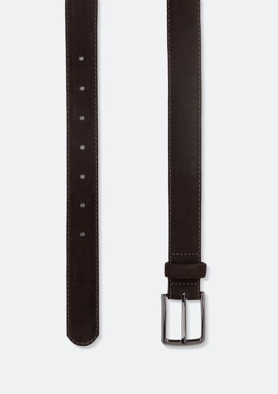 Foto do produto: Cinto Masculino Nobuck com Fivela em Metal - Marrom