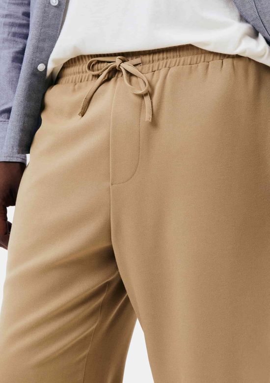 Foto do produto: Calça Masculina Reta com Cós Elástico - Caqui
