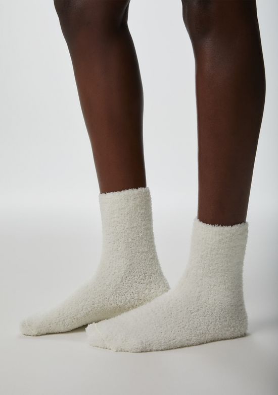 Foto do produto: Kit 2 Pares De Meias Unissex Cano Longo Estampadas Em Fleece - Multicolorido
