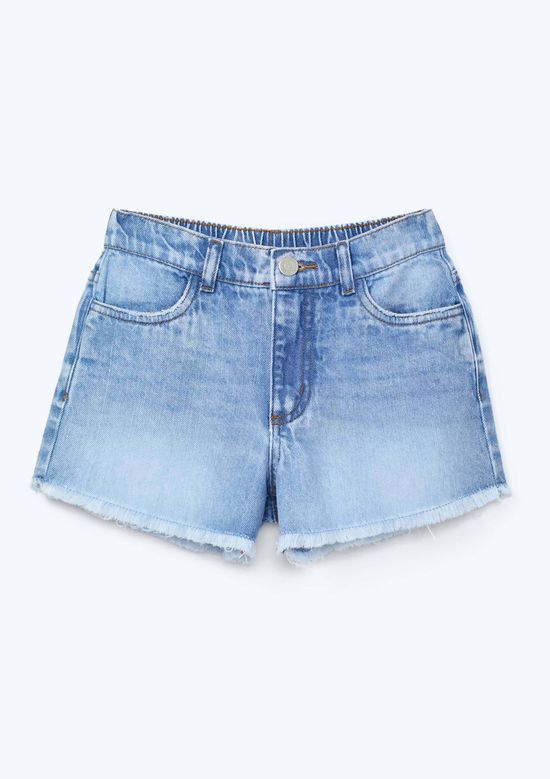 Foto do produto: Shorts Jeans Infantil Menina - Azul