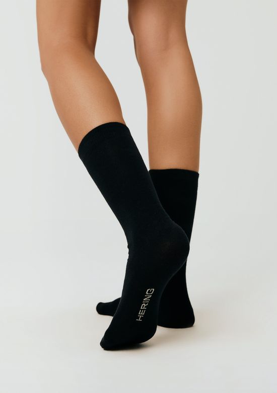 Foto do produto: Meia Cano Longo Unissex Em Malha - Preto