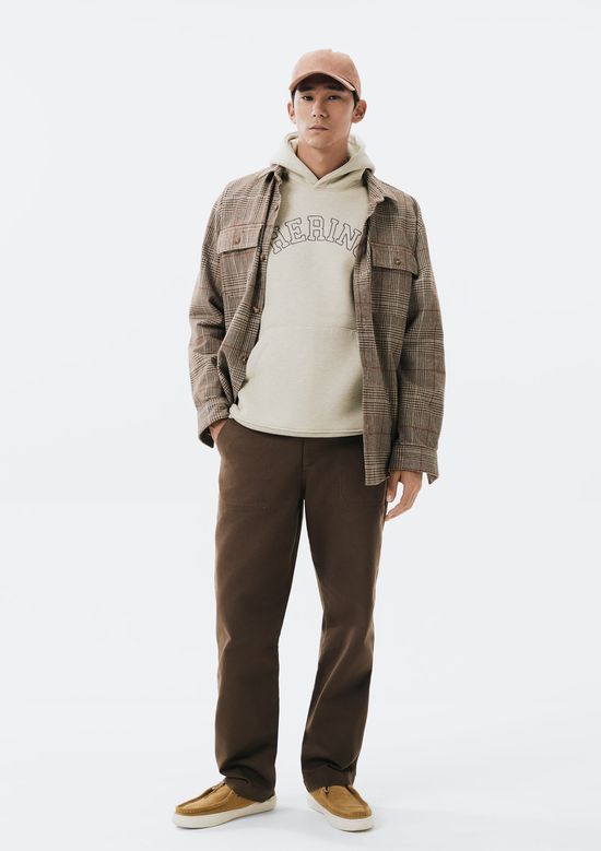Foto do produto: Calça Masculina Reta em Sarja - Marrom