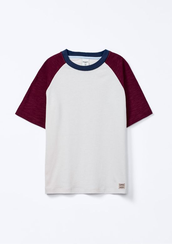 Foto do produto: Camiseta Infantil Menino Comfort Decote Redondo - Bege