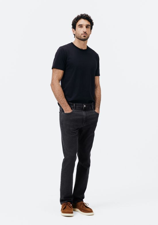 Foto do produto: Calça Masculina Slim em Jeans - Preto
