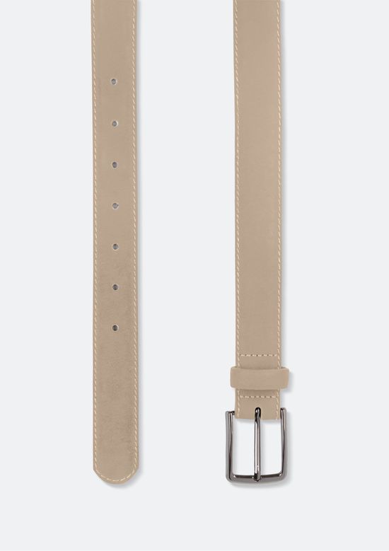 Foto do produto: Cinto Masculino Nobuck com Fivela em Metal - Caqui