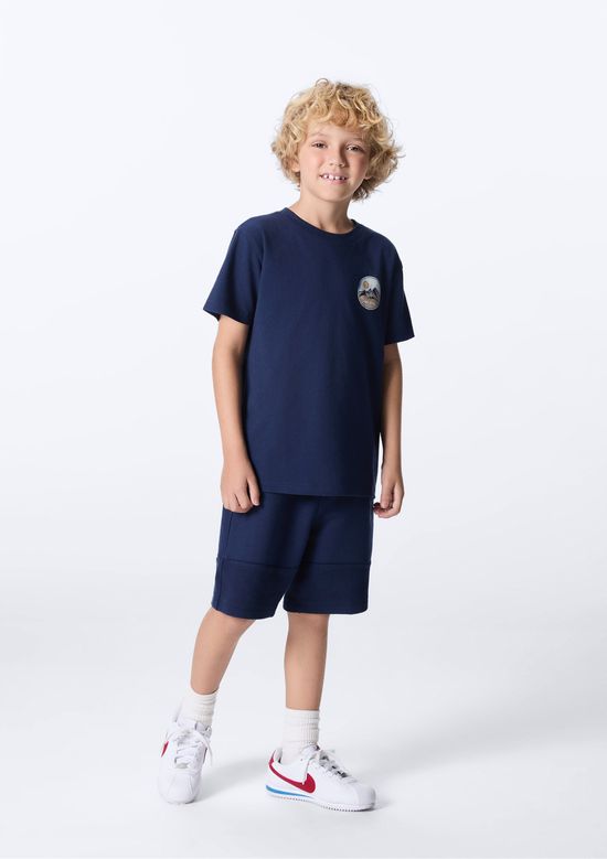 Foto do produto: Conjunto Curto Infantil Menino Com Estampa - Azul