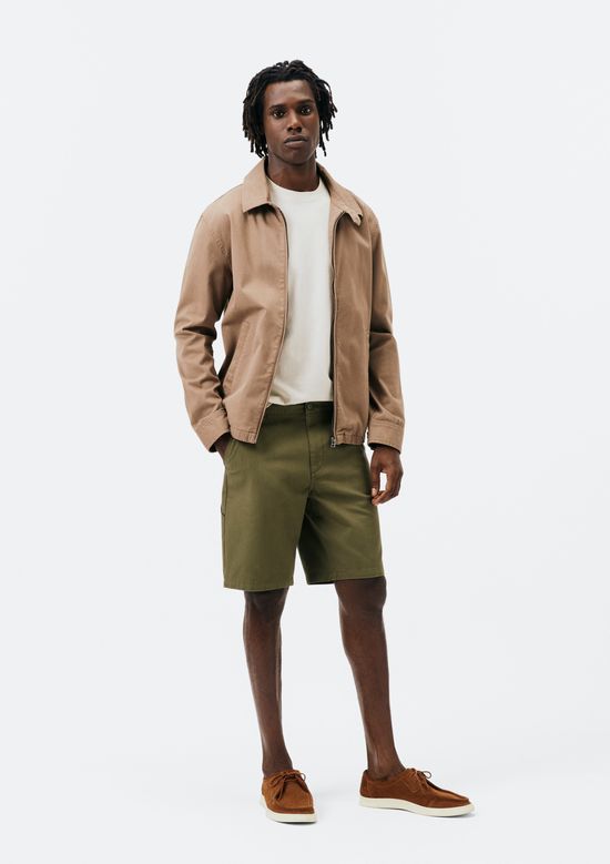 Foto do produto: Bermuda Masculina Carpinteiro em Sarja Texturizada - Verde