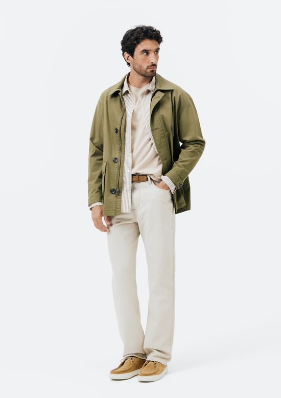 Foto do produto: Calça Masculina Reta em Sarja - Cinza