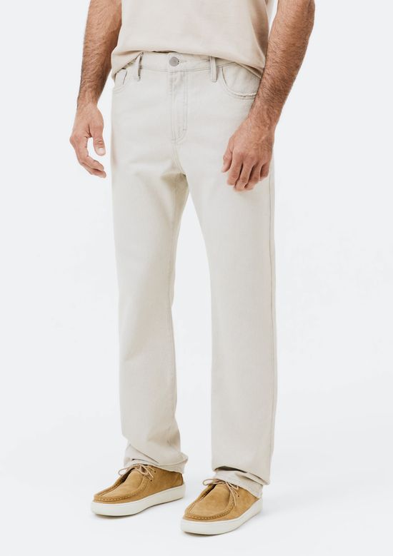 Foto do produto: Calça Masculina Reta em Sarja - Cinza
