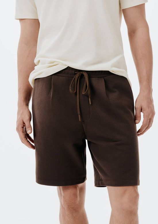 Foto do produto: Bermuda Masculina em Moletom Piquet - Marrom
