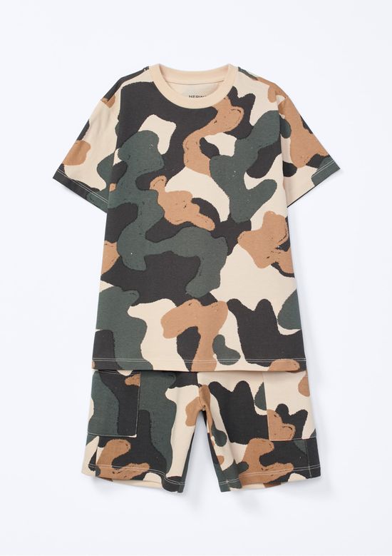 Foto do produto: Conjunto Curto Infantil Menino Regular - Bege