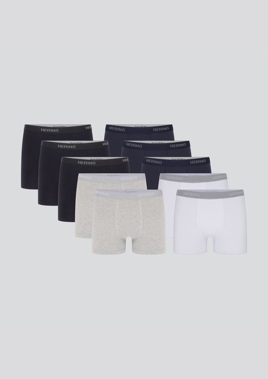 Foto do produto: Kit 10 Cuecas Boxer Com elástico Personalizado - Azul