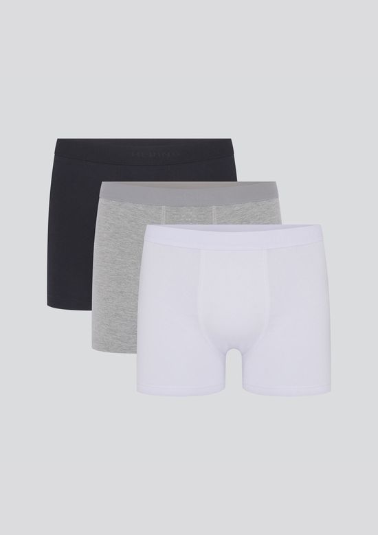 Foto do produto: Kit 3 Cuecas Boxer Em Malha - Multicolorido