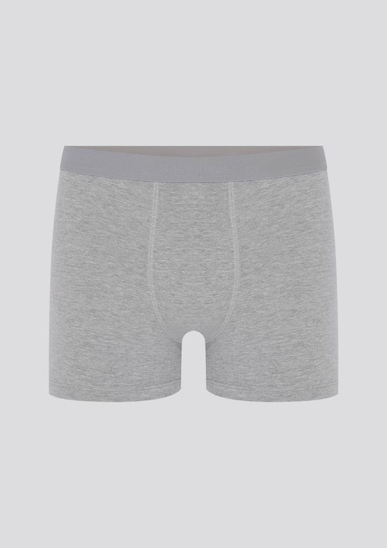 Foto do produto: Cueca Boxer Com Elástico Personalizado - Cinza
