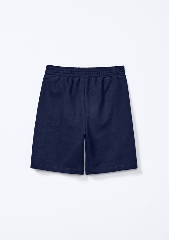 Foto do produto: Bermuda Básica Infantil Menino Em Moletom - Azul