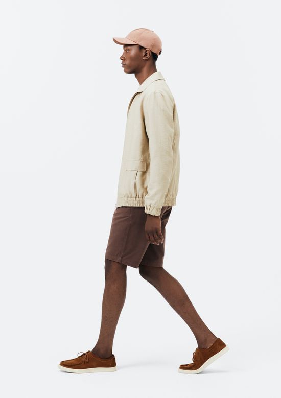 Foto do produto: Bermuda Básica Masculina Chino Em Sarja - Vinho