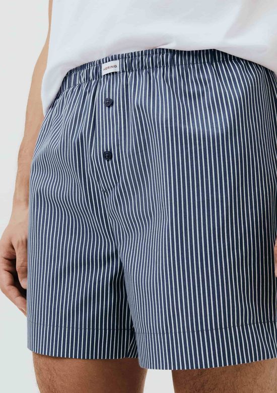 Foto do produto: Cueca Samba Canção Fio Tinto Listrada - Marrom
