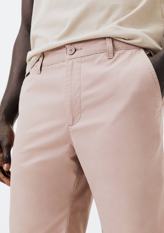 Foto do produto: Bermuda Básica Masculina Chino Em Sarja - Bege