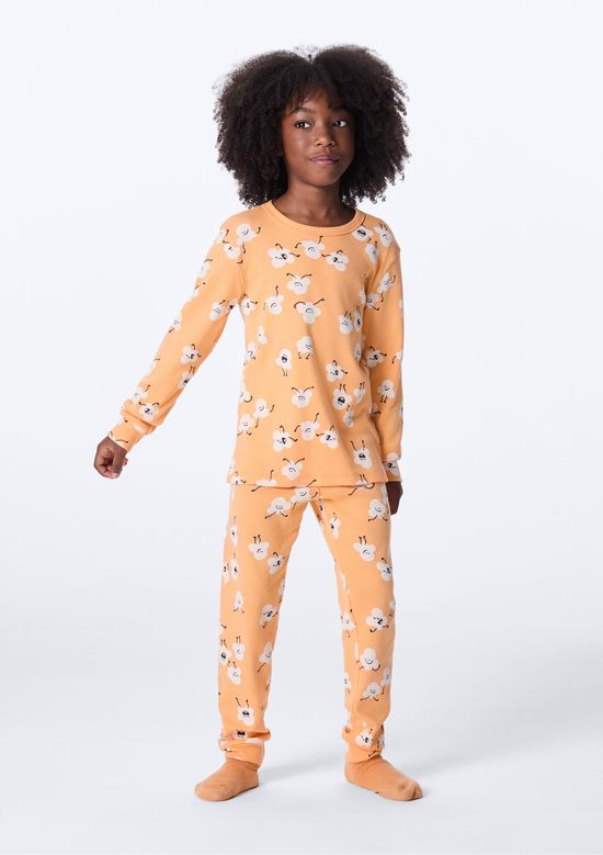 Foto do produto: Pijama Infantil Estampado - Laranja