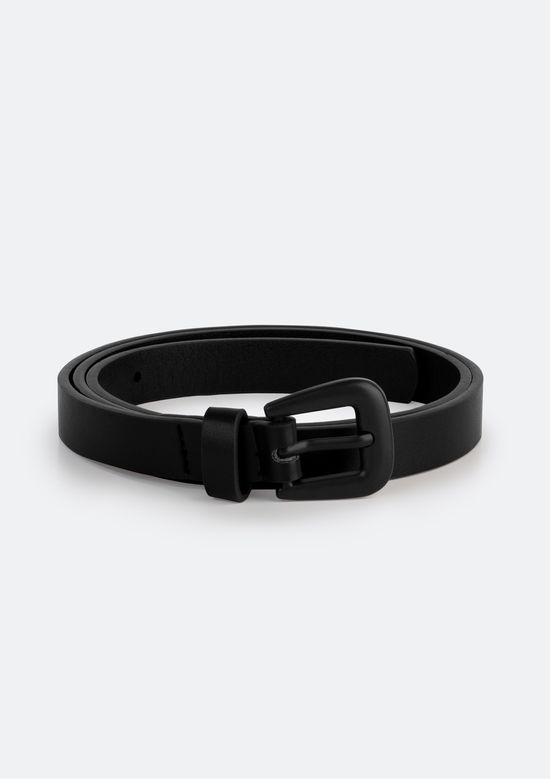 Foto do produto: Cinto Feminino Fino Com Fivela De Metal - Preto