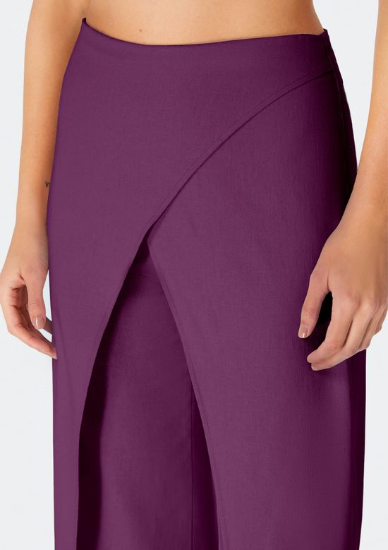 Foto do produto: Calça Feminina Pantalona Envelope - Roxo