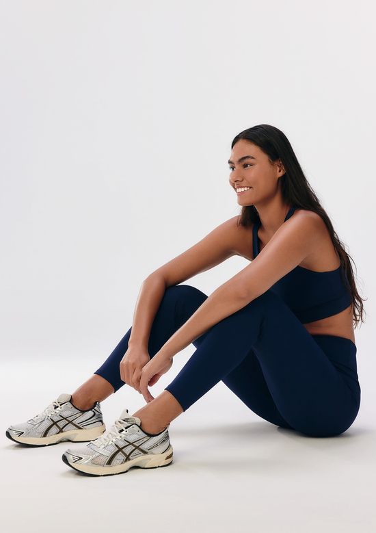 Foto do produto: Calça Legging Esportiva Feminina Com Fio LYCRA® - Azul