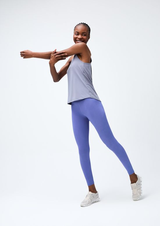 Foto do produto: Calça Legging Esportiva Feminina Com Fio LYCRA® - Lilás