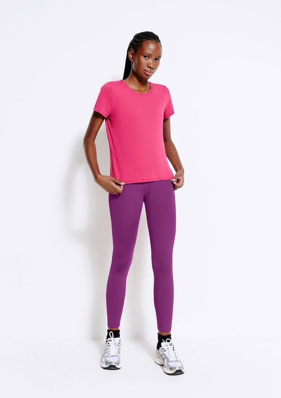 Foto do produto: Calça Legging Esportiva Feminina Com Fio LYCRA® - Roxo