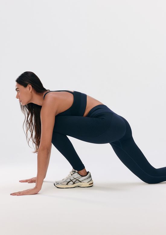 Foto do produto: Calça Legging Feminina Cintura Alta Sem Costura - Azul