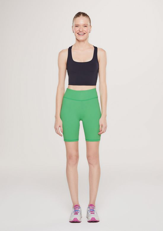 Foto do produto: Bermuda Esportiva Feminina Biker com Fio LYCRA® - Verde