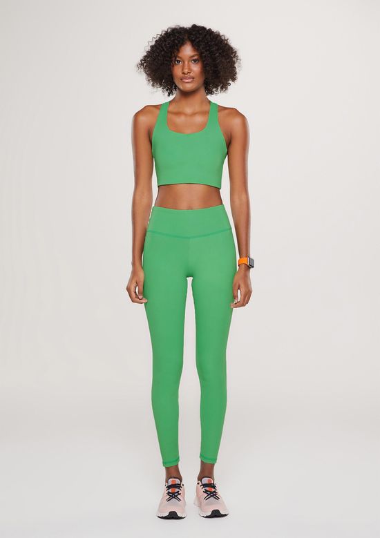 Foto do produto: Calça Legging Esportiva Feminina Com Fio LYCRA® - Verde