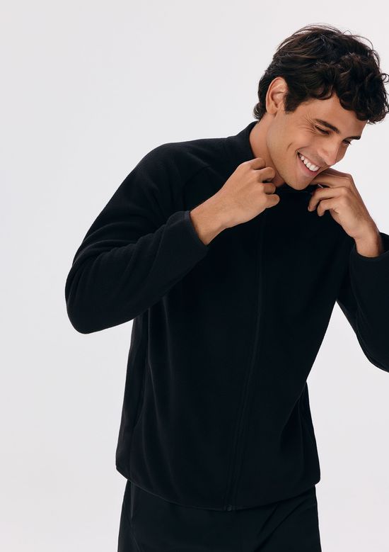 Foto do produto: Jaqueta Masculina Em Fleece - Preto
