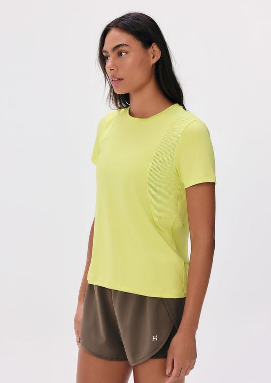 Foto do produto: Camiseta Esportiva Feminina Texturizada Secagem Rápida - Verde