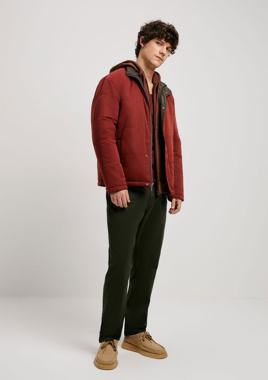 Foto do produto: Jaqueta Masculina Comfort Puffer Dupla Face - Vermelho