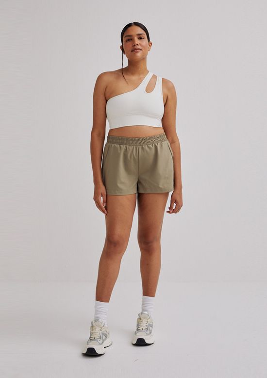 Foto do produto: Shorts Esportivo Feminino Comfort Cintura Alta - Verde