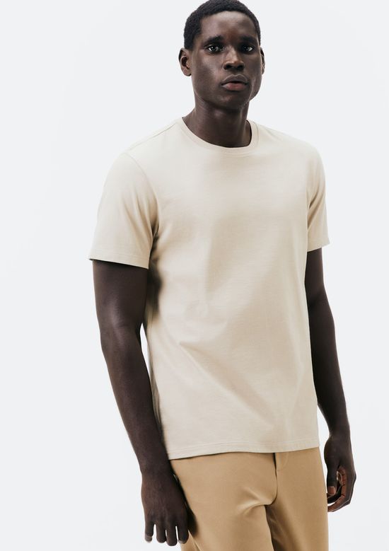 Foto do produto: Camiseta Básica Masculina Comfort Super Cotton - Bege