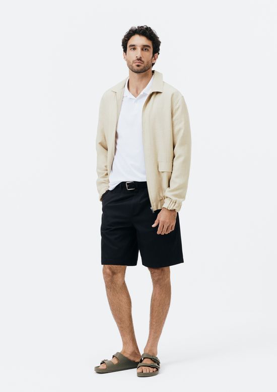 Foto do produto: Camisa Polo Básica Masculina Em Algodão Pima - Branco
