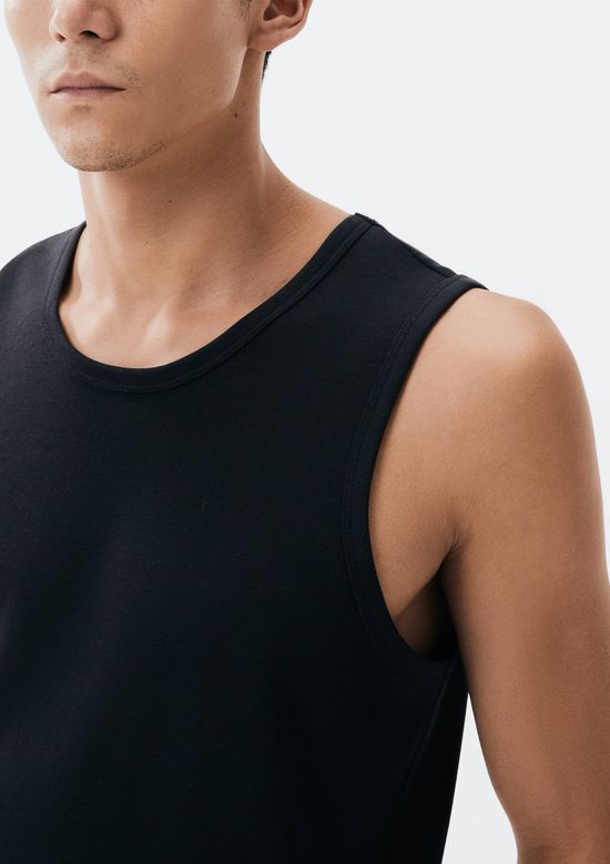 Foto do produto: Regata Masculina Em Algodão Peruano - Preto