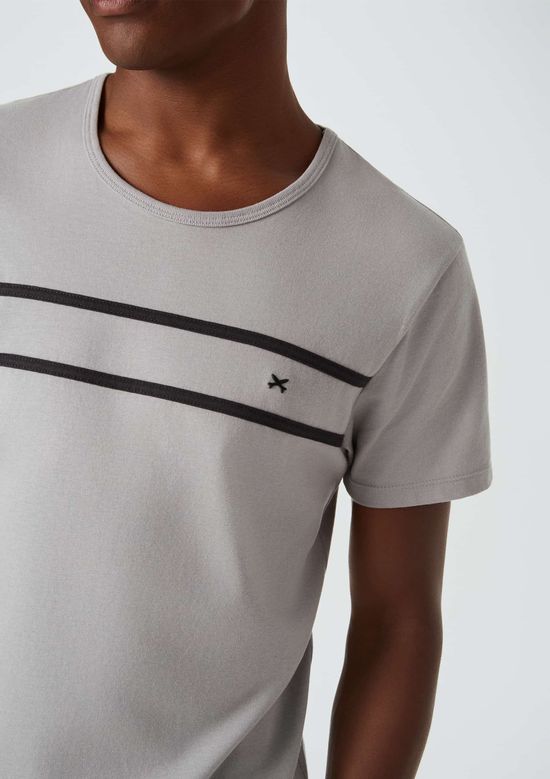 Foto do produto: Pijama Curto Masculino Em Algodão - Cinza