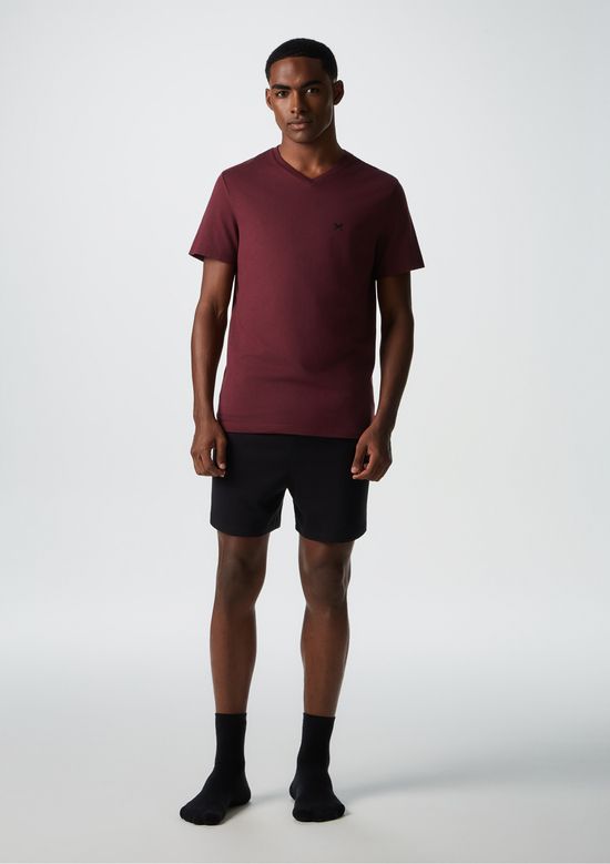 Foto do produto: Pijama Masculino Curto Em Malha - Vermelho