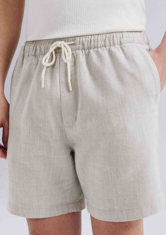 Foto do produto: Bermuda Masculina Em Tecido Texturizado - Off white