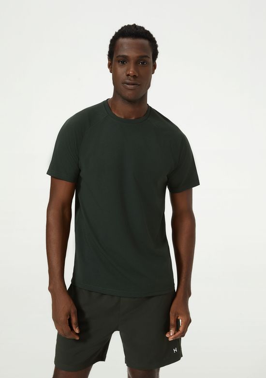 Foto do produto: Camiseta Esportiva Masculina Manga Curta Raglan - Verde