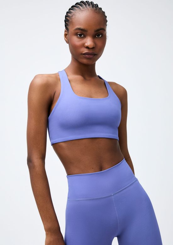 Foto do produto: Top Esportivo Feminino Hero Com Fio LYCRA® - Lilás