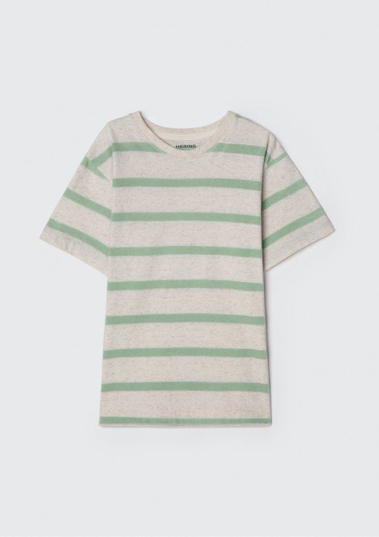 Foto do produto: Camiseta Infantil Menino Manga Curta Em Fio Tinto - Verde